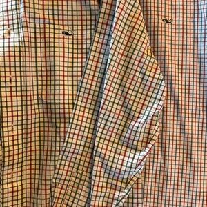 Vineyard Vines Red and Blue Checkered Shirt